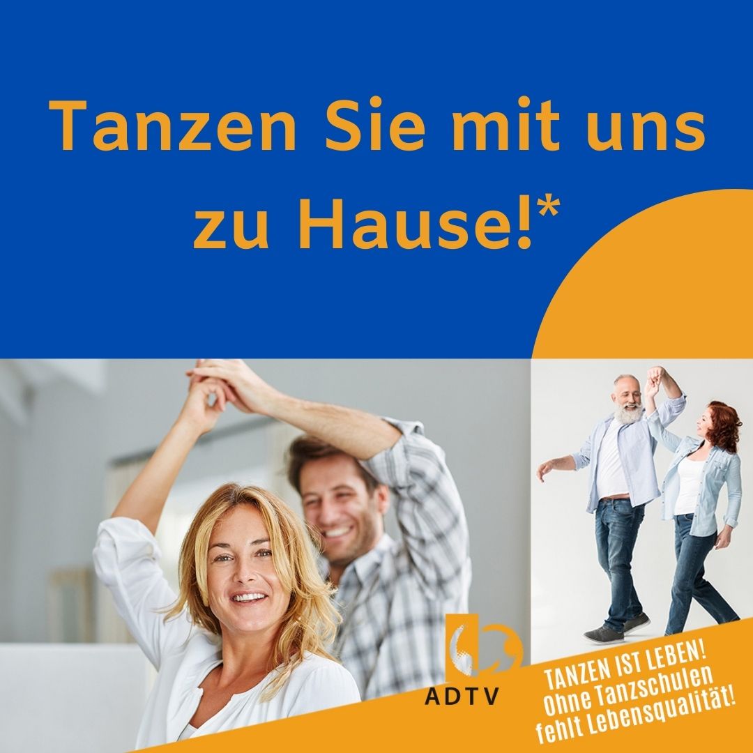 Tanzen Sie mit uns zu Hause!