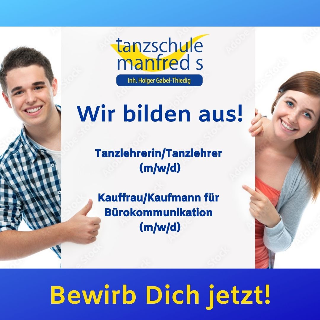 Wir bilden aus! 