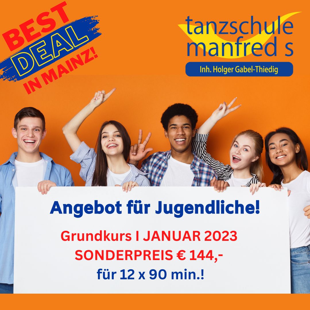 ANGEBOT FÜR JUGENDLICHE FÜR 2023!