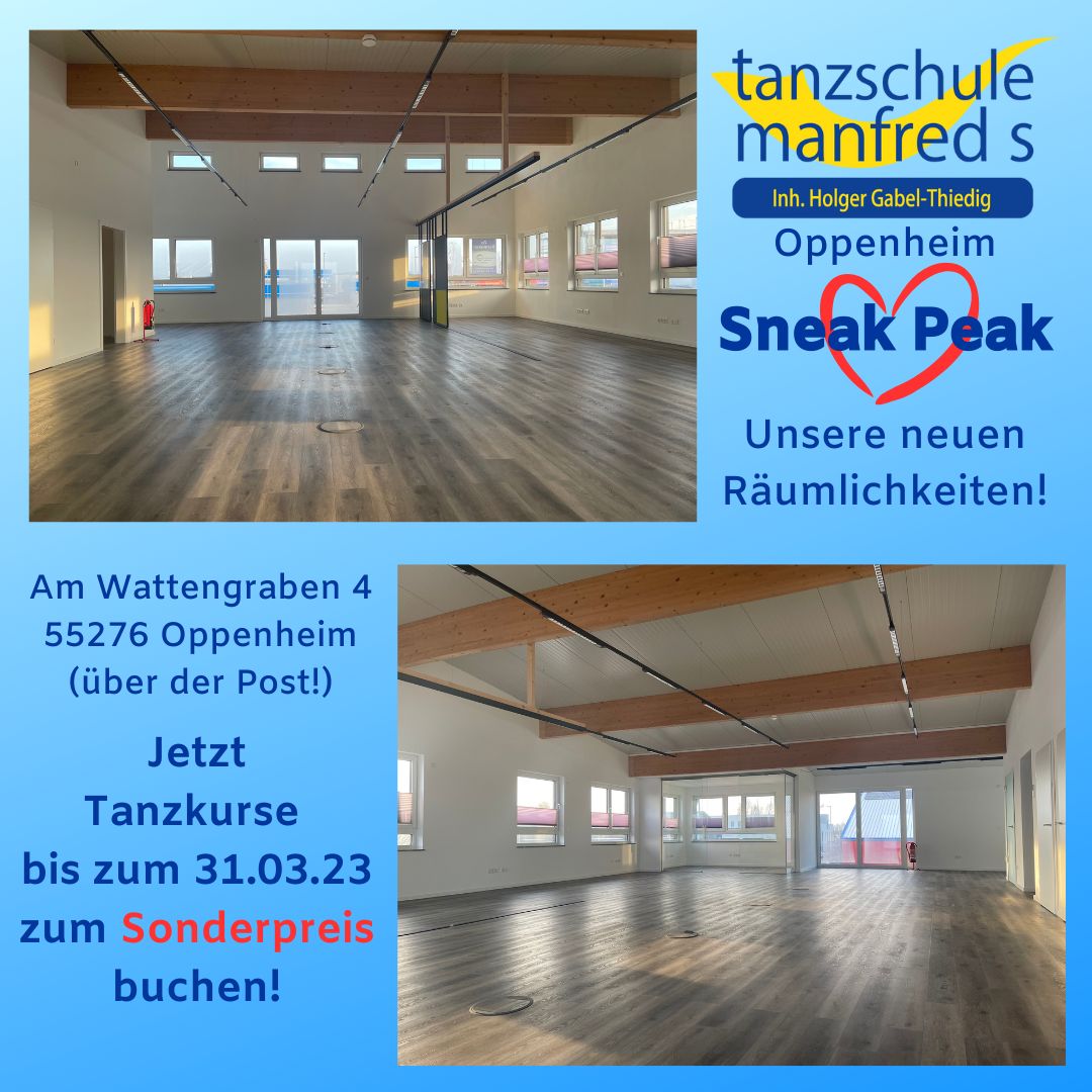 Unsere neue Tanzschule in Oppenheim!